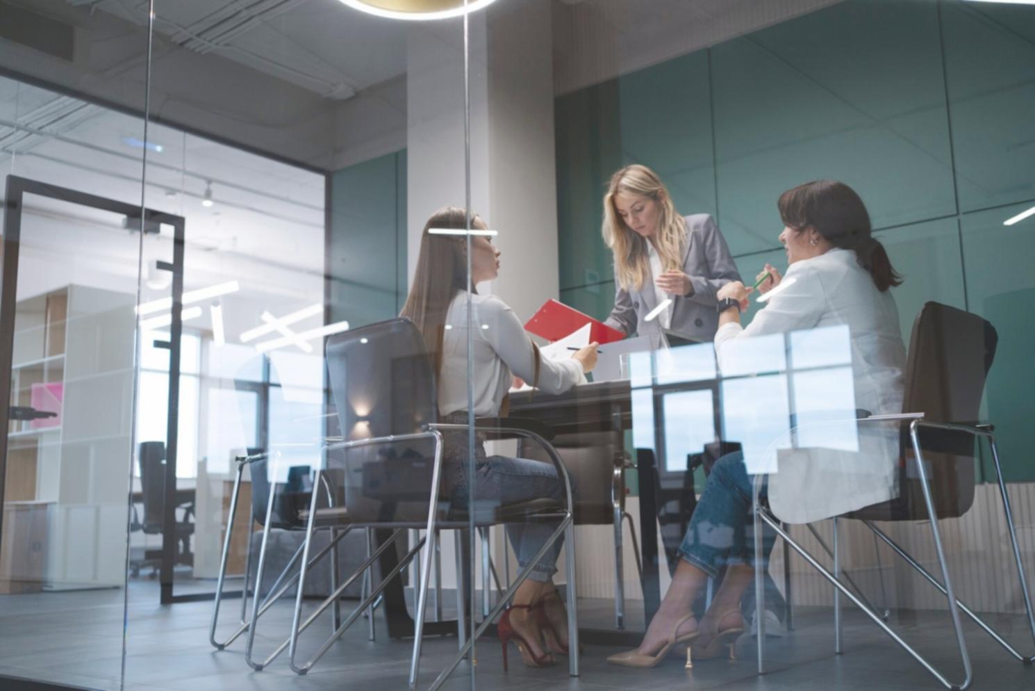 Financial planning workspace with documents and analysis tools